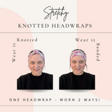 {Coral} Stretchy Knotted Headwrap