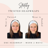 {Frangipani} Stretchy Twisted Headwrap