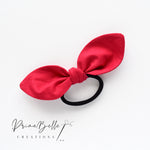 {Red} Bow Hair Tie