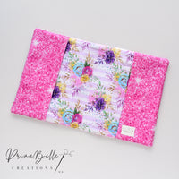 {Spring Floral & Stripes} B6 Notebook Cover + Reusable Stickerbook