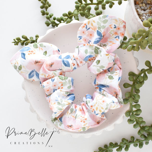 {Sweet Blooms} Bow Scrunchie